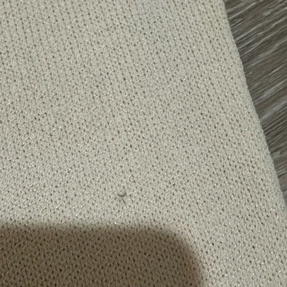 St. John Cream Knit Tank Top Sleeveless Sweater Vest - Picture 5 of 6